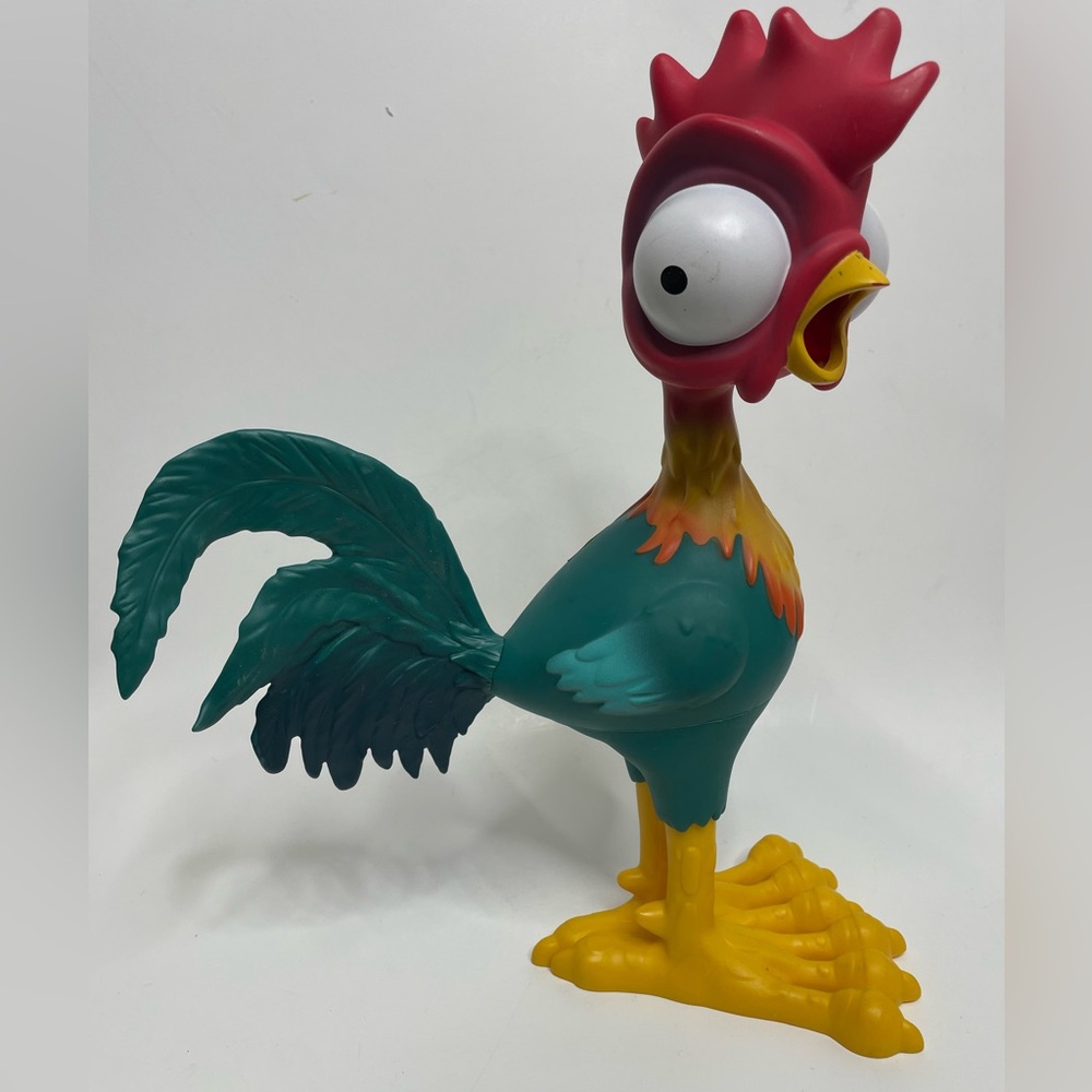 Disney Hey Hey Moana Squeeze And Scream Hei Hei Toy 12" Chicken Rooster Toy